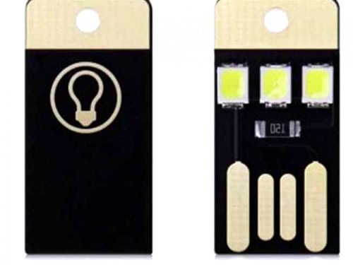 شريحة مضيئة تعمل من خلال مدخل USB