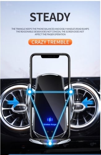 حامل و شاحن موبايل ذكي مستشعر سيارة