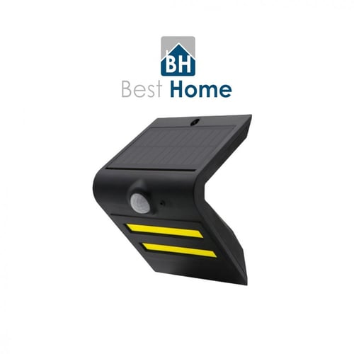 كشاف شارع طاقة شمسية مع جدارية طاقة شمسية