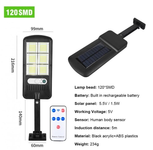 كشاف فلودلايت صغير 96 ليد يعمل بالطاقة الشمسية