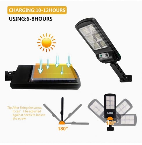 اضاءة جدارية صغير بالطاقة الشمسية 96 ليد تحكم عن ب...
