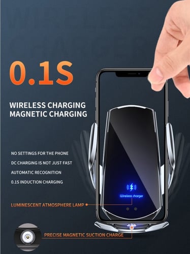 حامل و شاحن موبايل ذكي مستشعر سيارة