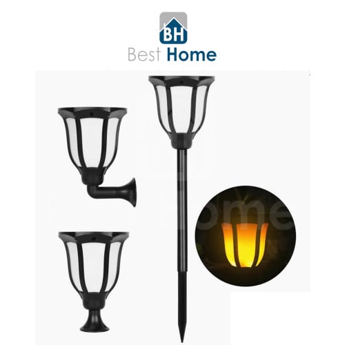 لمبة شعلة نارية على الطاقة الشمسية