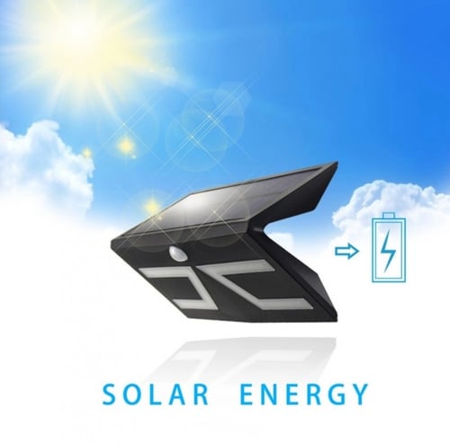 اضاءة جداريه بالطاقة الشمسية ابيض