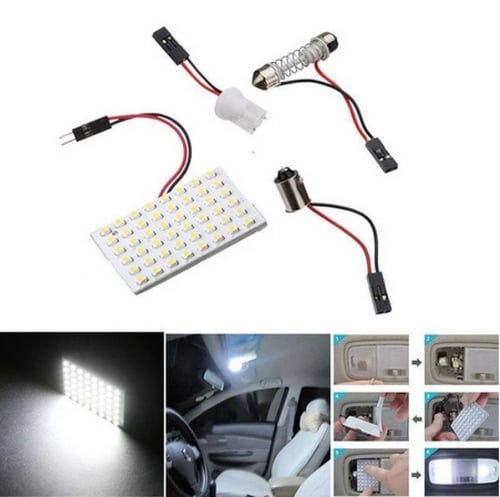 أضواء ليد لسقف السيارة ابيض دافئ اضاءة مميزة