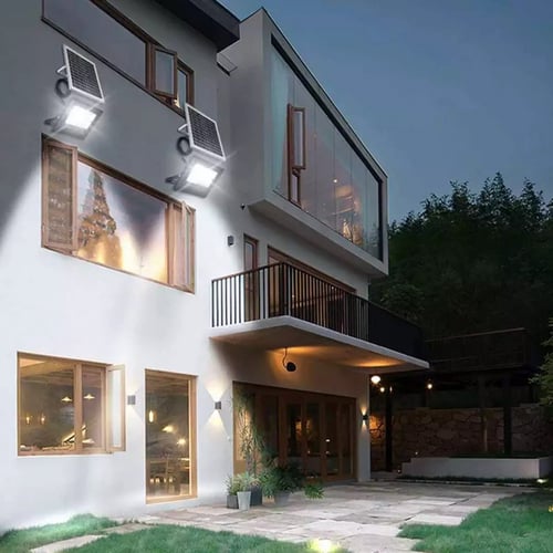 كشاف يعمل بالطاقة الشمسية اضاءة قوية تحكم عن بعد