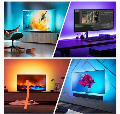 مصابيح خلفية ليد تلفزيونية 3 متر، مصابيح شريط ليد...