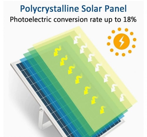 كشاف فلودلايت 300 واط يعمل بالطاقة الشمسية