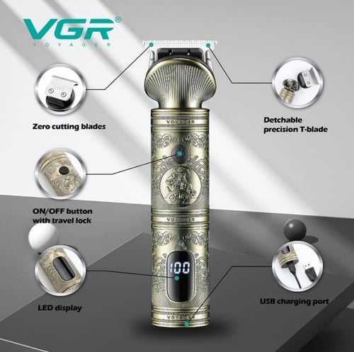 ماكينة حلاقة ماركة VGR العالميه اخضر