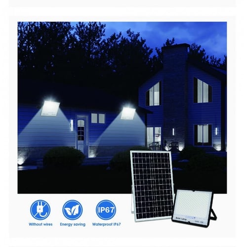 كشاف فلود لايت 6000 كالفن يعمل بالطاقة الشمسيه