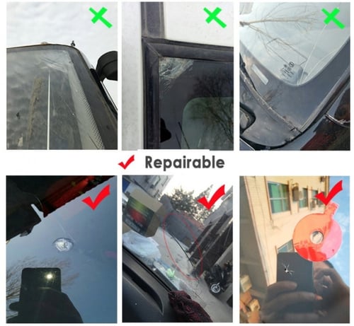 منتج إصلاح زجاج السيارات المكسور