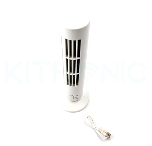 مروحة سرعتين USB ابيض