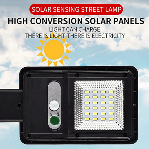 كشاف شارع صغير يعمل بالطاقة الشمسية مستشعر للحركة...