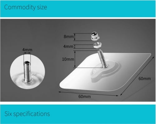 علاقات جدارية مع براغي