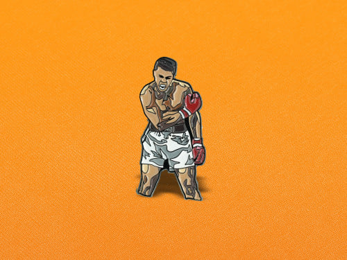 بروش - محمد علي كلاي