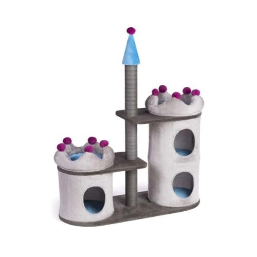 بريفيو خداشة بيت بدورين مع سريرين و 3 بيوت للقطط ع...