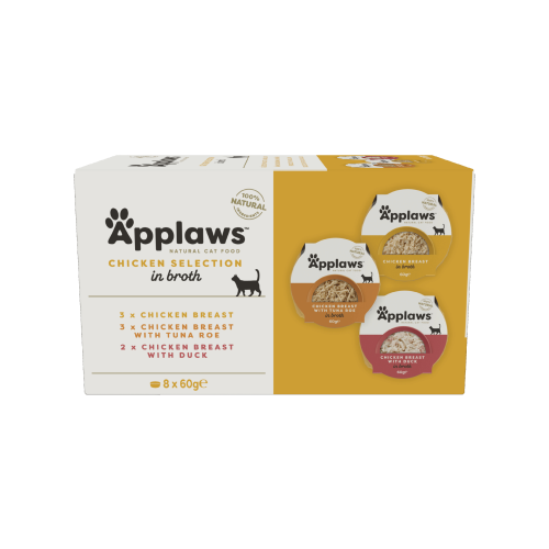 كرتون ابلاوز صحون متعددة بعدة نكهات Applaws 8x60g