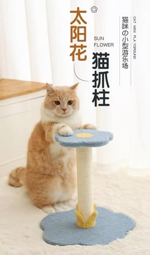 خداشة للقطط على شكل ورده