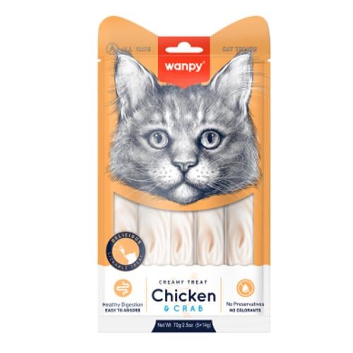 وانبي مكافات كريمية ممتعه للقطط بالدجاج والكراب Wa...