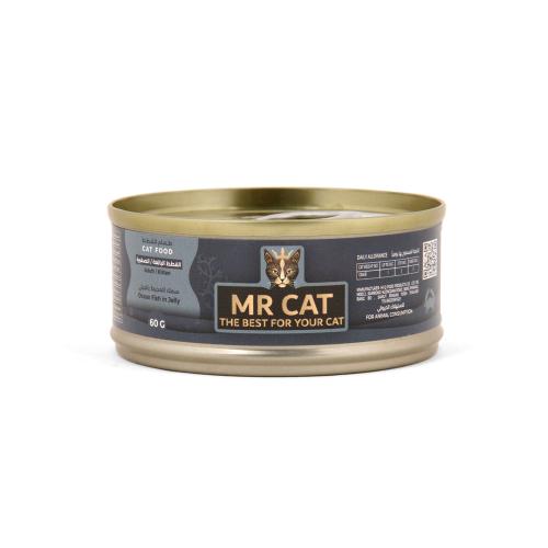مستر كات معلبات سمك المحيط في الجيلي Mr Cat 60g