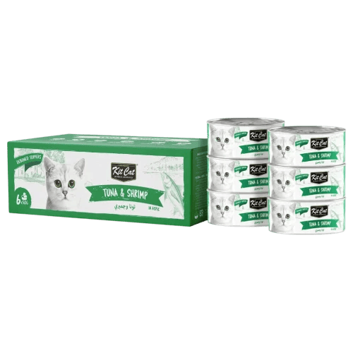 كت كات علب متعددة بالتونا والجمبري KitCat 50gx6