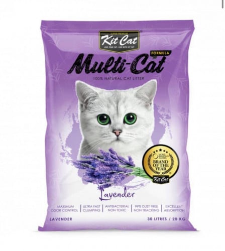 رمل كت كات 20 كيلو برائحة اللافندر kitcat 20kg