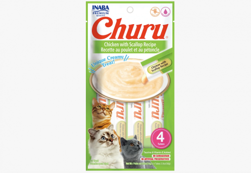 اينابا تشورو هريسة الدجاج مع السكالوب INABA Churu...