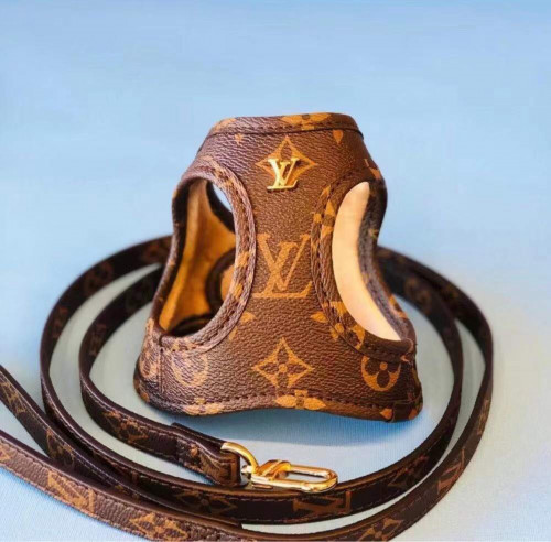 LV harness with leash