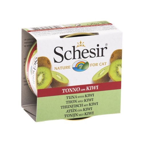 شيزر معلبات التونا مع الكيوي للقطط Schesir 75g