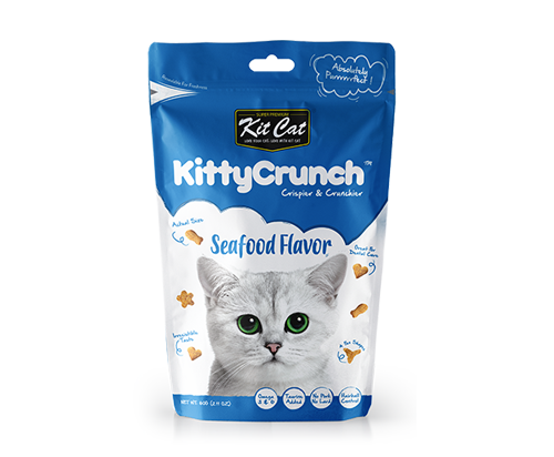 كت كات كيتي كرنش بالمأكولات البحرية KitCat 60g