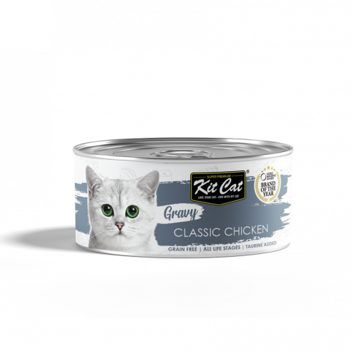 كت كات معلبات جرايفي الدجاج الكلاسيكي KitCat 70g