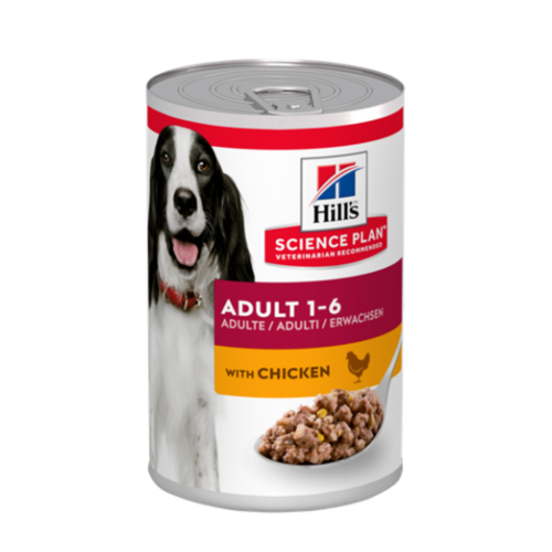 هيلز معلبات الدجاج للكلاب البالغة Hill's 370g