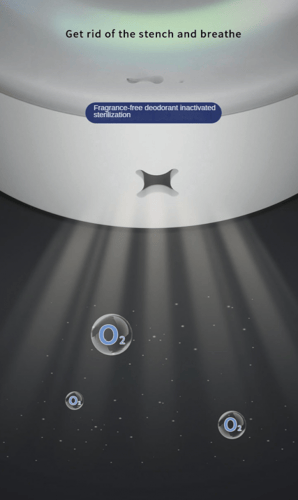 جهاز مزيل للروائح الكريهة بالذبذبات