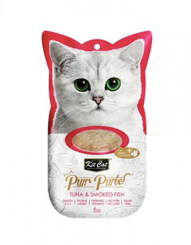 كت كات مكافآه بالتونا والسمك المدخن KitCat 4x15g