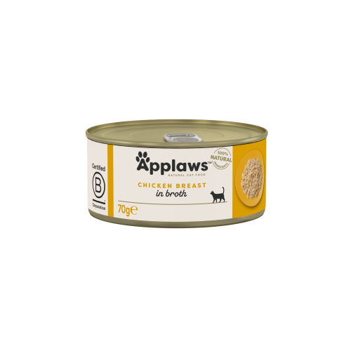 ابلاوز معلبات الدجاج للقطط Applaws 70g