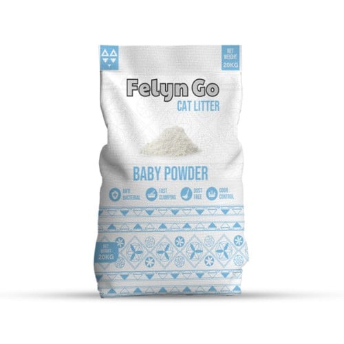 فيلاين قو رمل بنتونيت عالي التكتل برائحة بودرة الا...