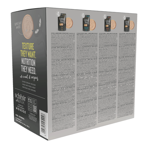 شيزر كرتون اظرف افتر دارك متنوع النكهات للقطط Sche...