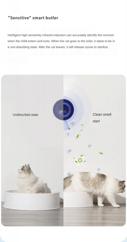 جهاز مزيل للروائح الكريهة بالذبذبات