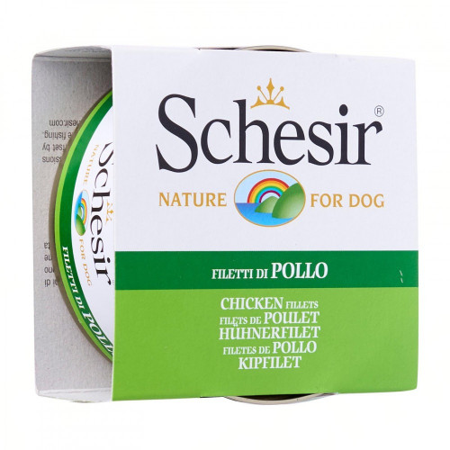 شيزر معلبات فيليه الدجاج بالجيلي للكلاب Schesir 15...