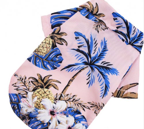 قمصان للكلاب والقطط ( وردي ) Dog Cat Shirts