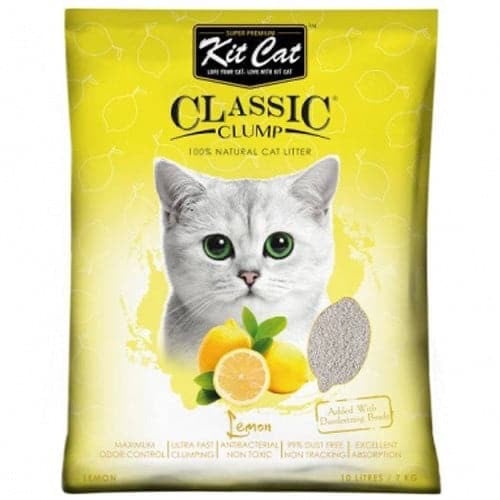 كت كات رمل للقطط بالليمون KitCat 10L