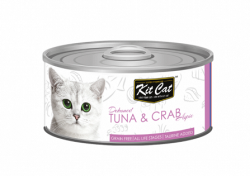 كت كات تونا منزوع العظم مع الكراب Kit Cat 80g