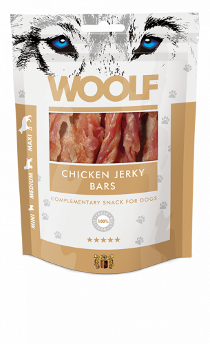 وولف مكافات قطع الدجاج للكلاب Woolf 100g