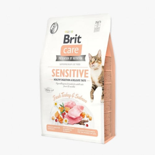 بريت طعام جاف خالي من الحبوب لهضم صحي بالديك الروم...