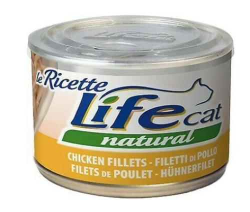 لايف كات معلبات فيليه الدجاج LifeCat 150g