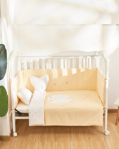 طقم سرير أطفال مكون من 6 قطع