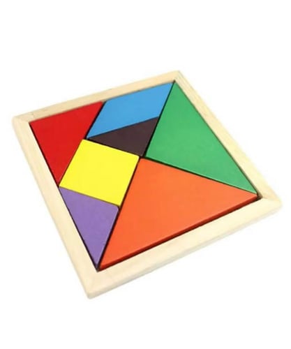 مجموعة أحجية خشبية مكونة من 7 قطع لتدريب الدماغ، 1...