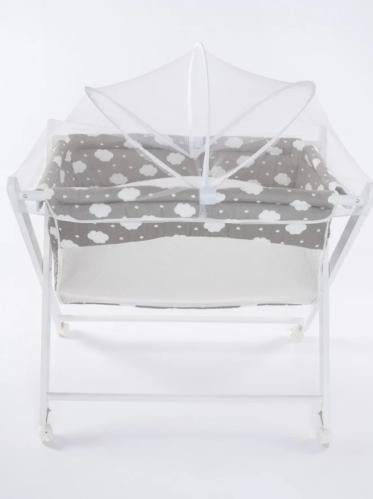 سرير أطفال متعدد الوظائف من إلفي بيبي بأرجل خشبية