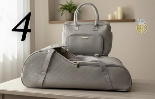 طقم سرير رضع متنقل مع حقيبة تنظيم