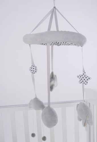 بيبي موبايل خشخيشة موسيقية متحركة دوارة جذابة، للم...